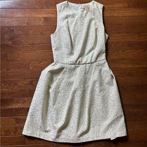 ERIN by Erin Fetherston Black and White Sleeveless A-Line Midi Dress